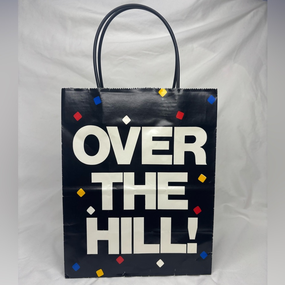 3 for $12 Over the Hill 10” Senior Birthday Retirement Gift Bag by Frances Meyer